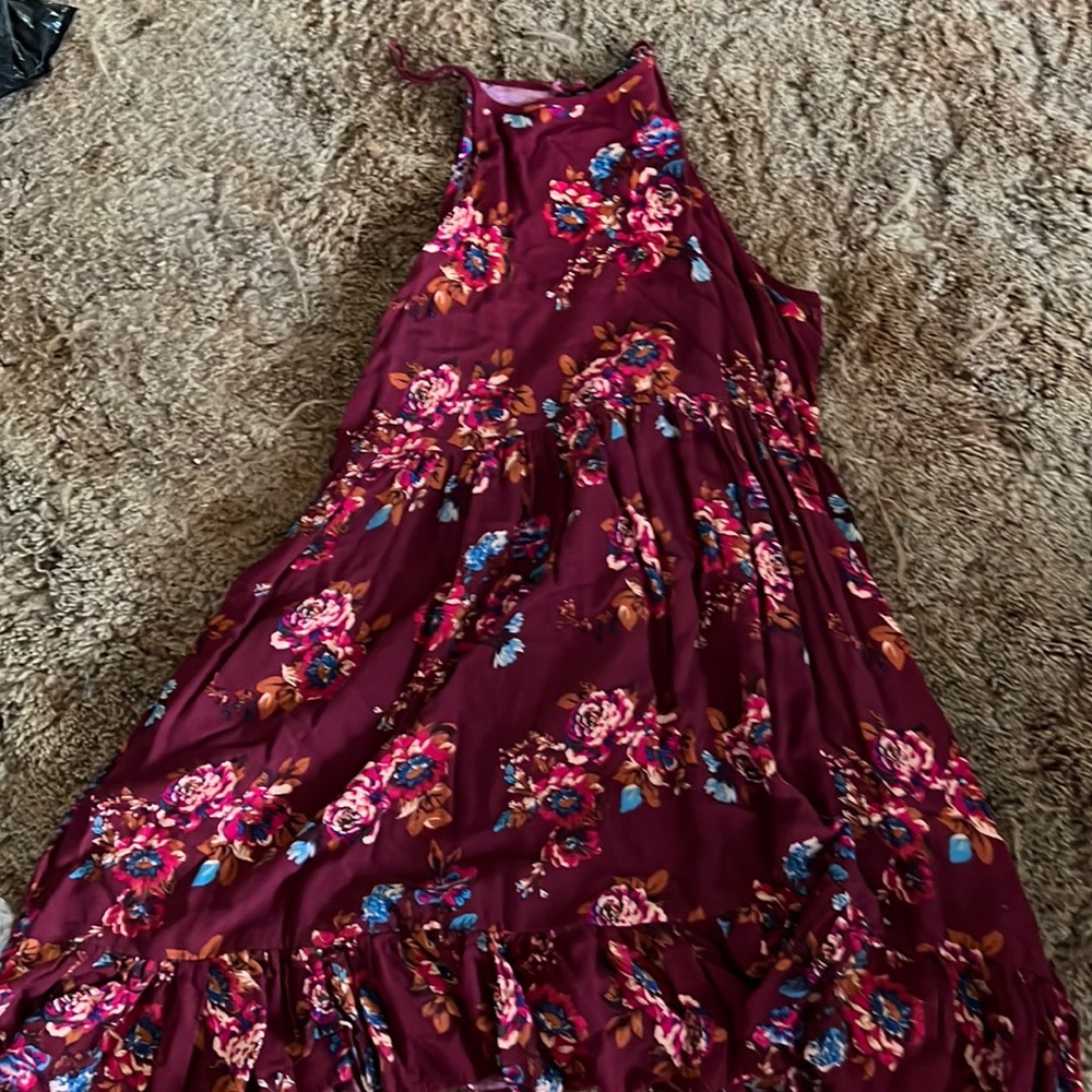 High neck dress